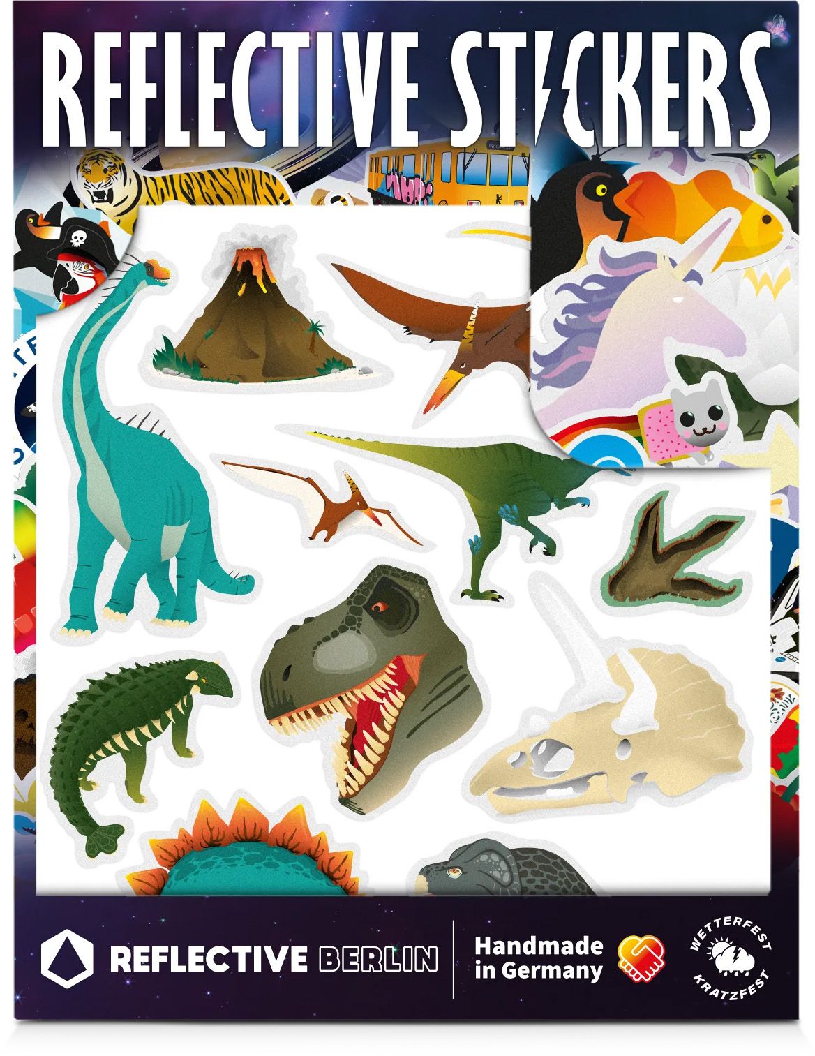 REFLEXSTICKER KID SET / dinos