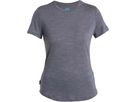 SPHERE III Damen-Merino-Kurzarmshirt / midnight navy hthr / XL