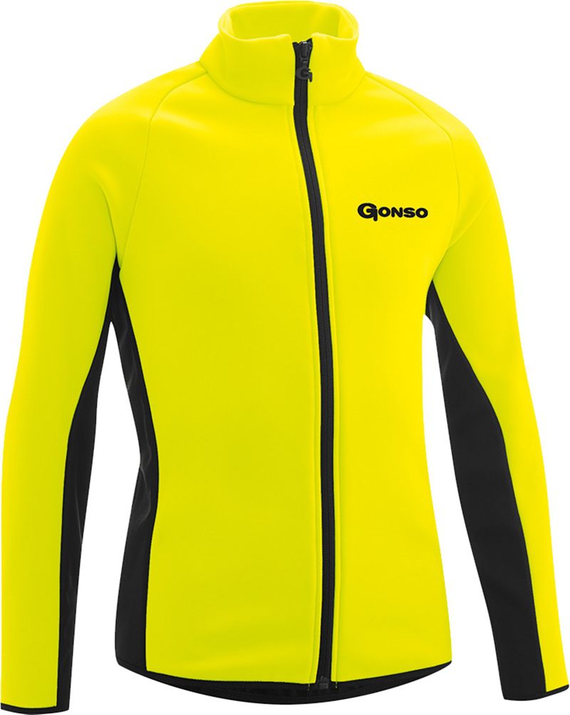 MORITZ Kinder-Softshelljacke / safety yellow / 128