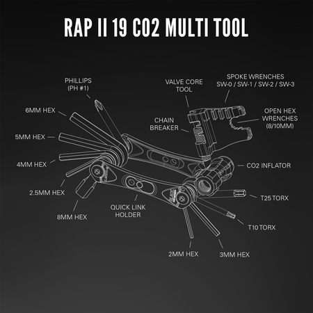 RAP Ii - 19 Co2 / black / one size