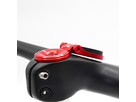 K-EDGE GARMIN Race Stem Mount with Top Cap, Adjustable / red