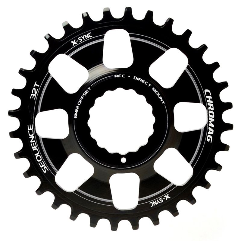 SEQUENCE X-SYNC Kettenblatt für Race Face Cinch (RFC) Boost Kurbeln / schwarz / 30 Zähne