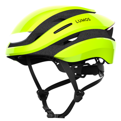 ULTRA MIPS Velohelm mit Front- und Rücklicht / lime / 61-65CM