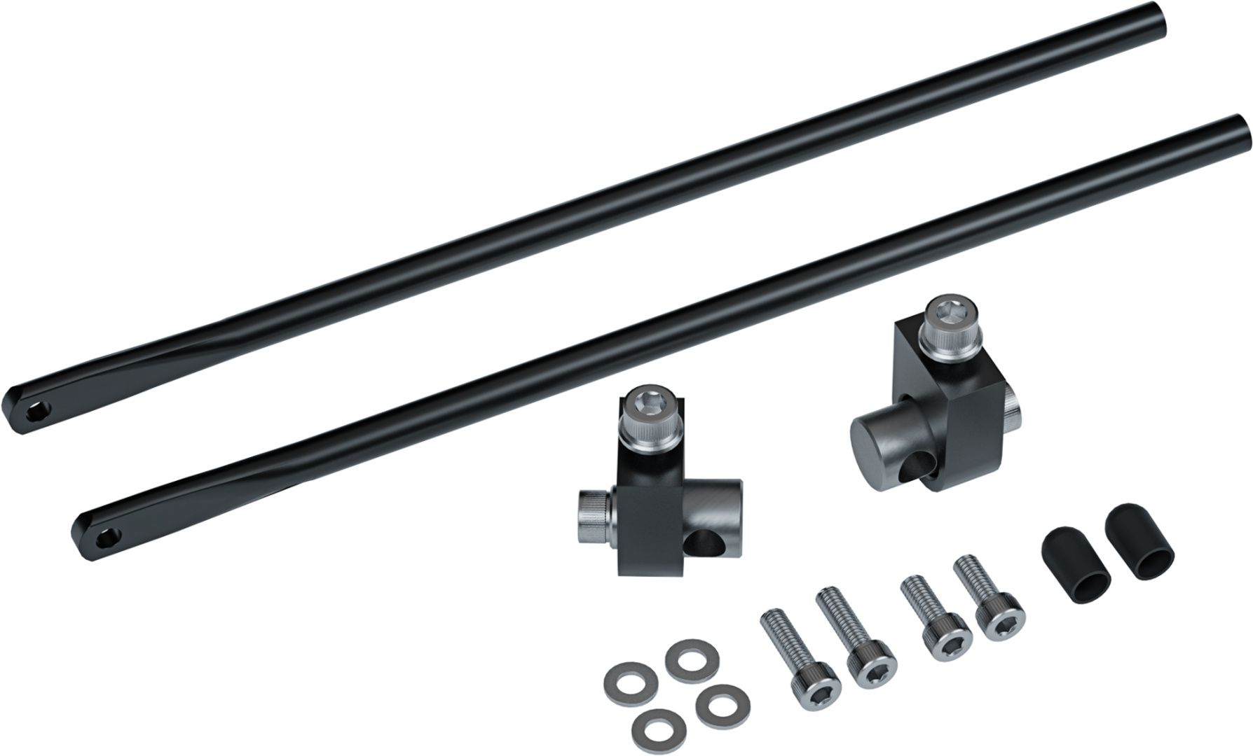 Basic 2.0 Montageset mit Klemmbock / schwarz