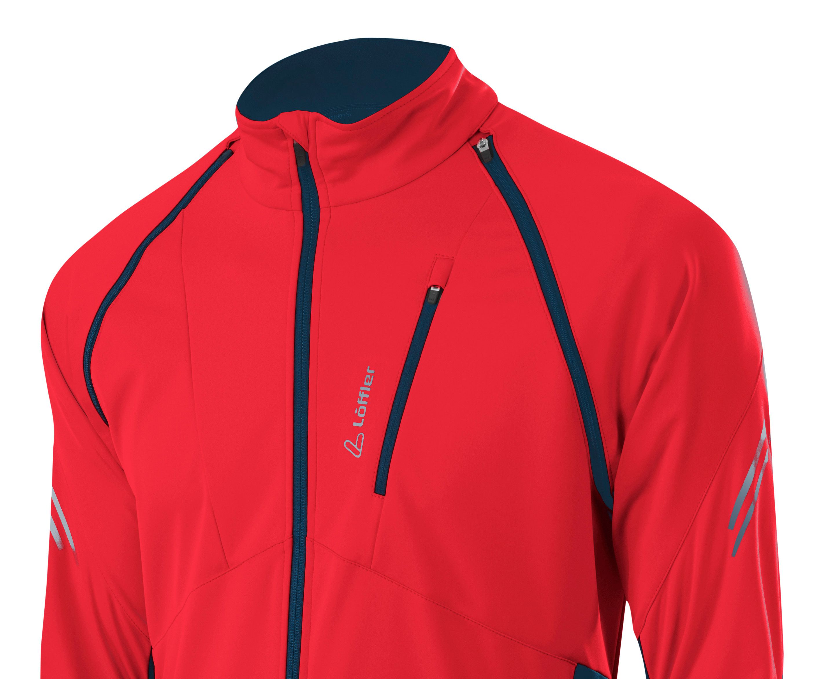 SAN REMO 2 GTI WS Herren-Zip-off-Softshelljacke / red/deep water / 60