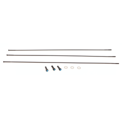 Spoke and Nipple 284mm Straight Roam 60 27.5 Qty 3 / black
