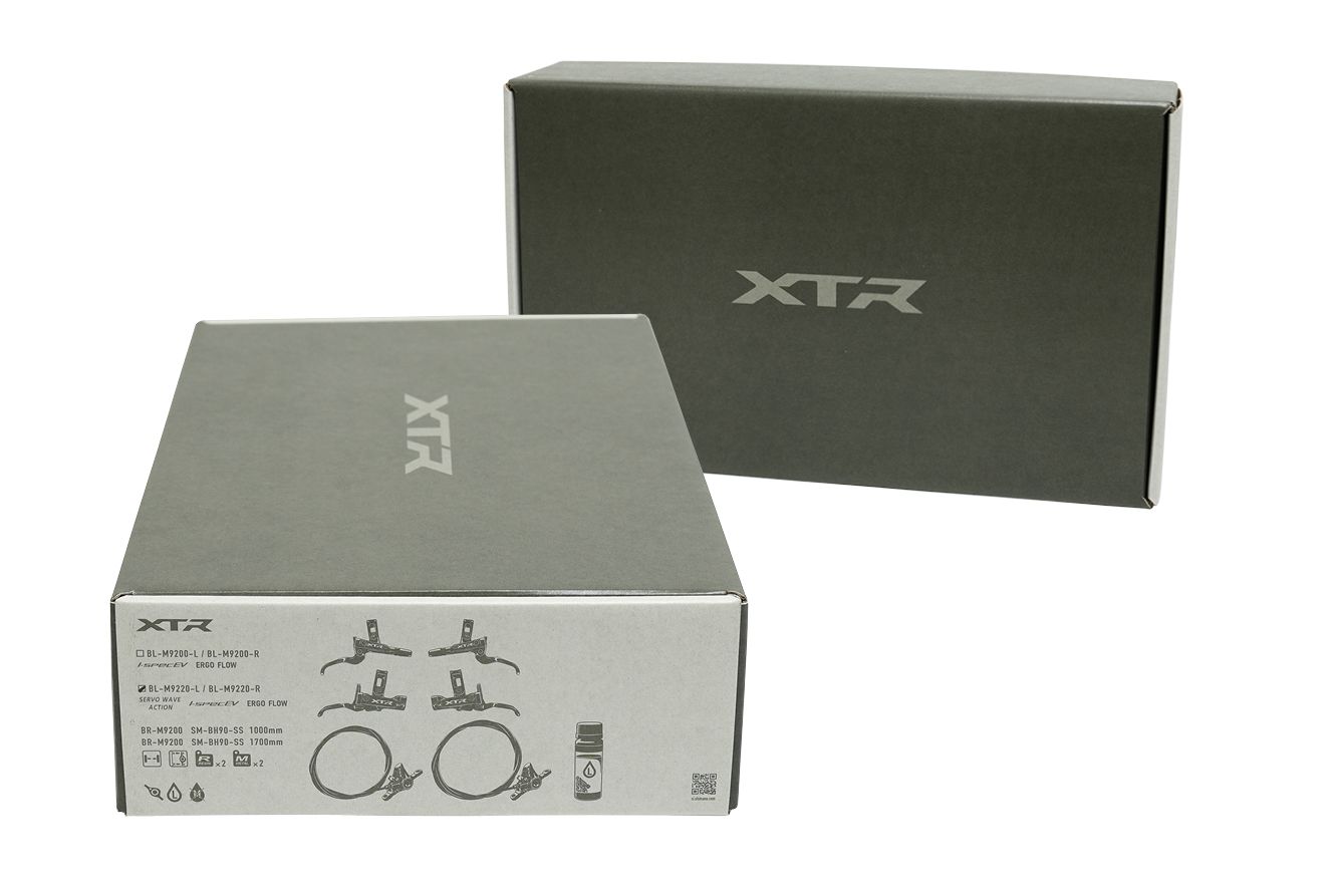 Scheibenbremsen-Set XTR BR-M9220 mit BL-M9220 Upgrade Kit vorne & hinten Box