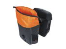 Miles Tarpaulin Gepäckträger Doppeltasche / schwarz/orange