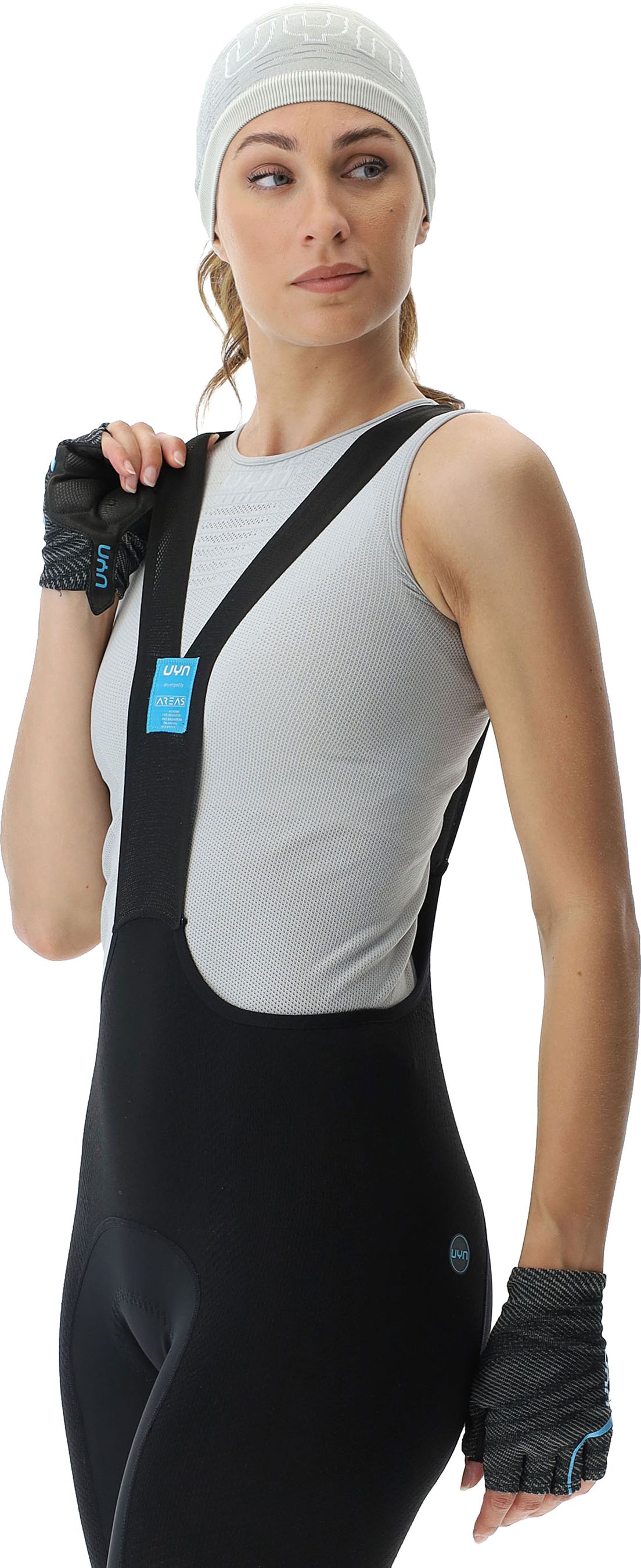 CYCLIST Damen-Singlet / nautical grey / white / S/M