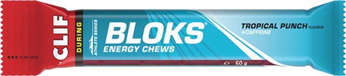 CLIF BLOKS Energiewürfel 60g / TROPICAL PUNCH mit Koffein