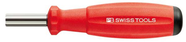 PB 8451 BITHALTER / rot / 1/4 Zoll