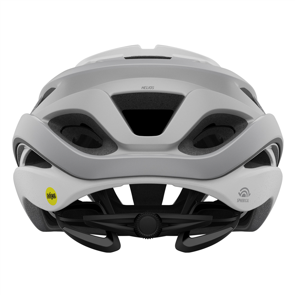 HELIOS SPHERICAL MIPS Velohelm / matte white/silver fade / M 55-59