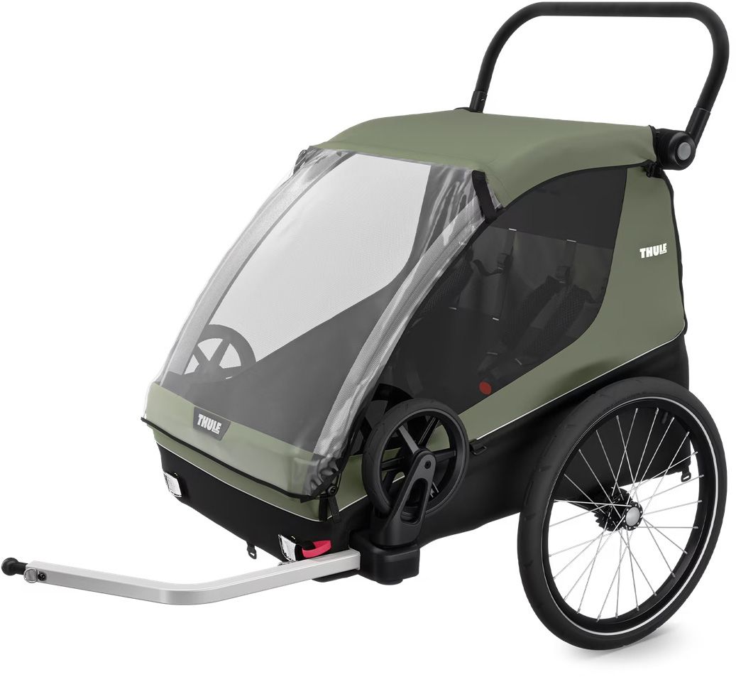 COURIER Kinderanhänger / Vintage Grün