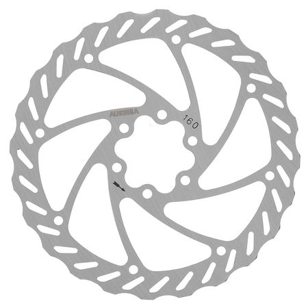 POLYGON II Bremsscheibe / silber / 160mm
