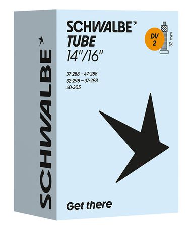 SCHWALBE STANDARD Schlauch / 14"-16", DV2, 32mm, 32/47-288/305