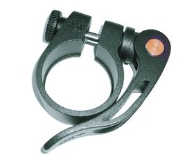 Sattelklemmbride mit Schnellspanner schwarz / schwarz / 34.9 mm