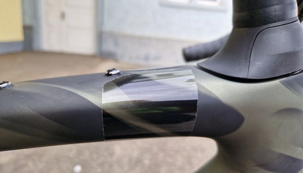 BIKESAVER Rahmenschutz-Folie aus PU / transparent / MATT