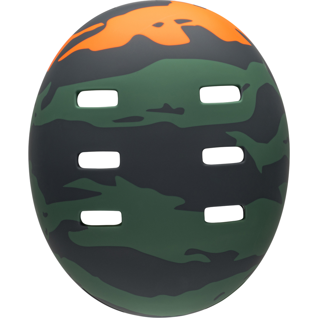 Span Helmet / matte green/orange ravine / S