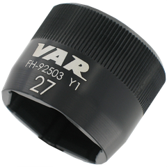 Steckschlüssel 6-Kant schwarz / schwarz / 27 mm