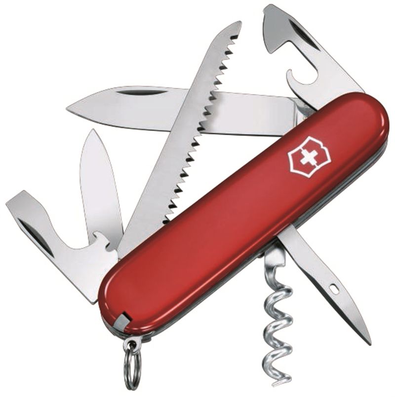 CAMPER Taschenmesser / rot / 13 Funktionen