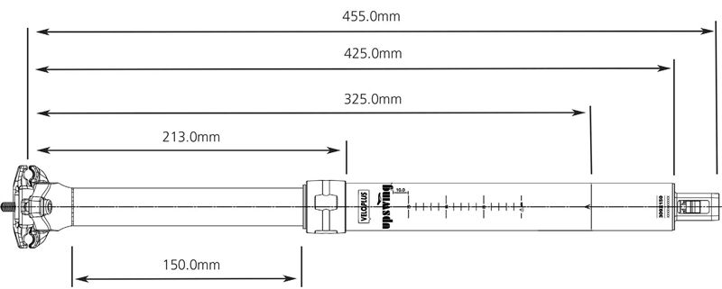 UPSWING Sattelstütze / schwarz / 31.6mm