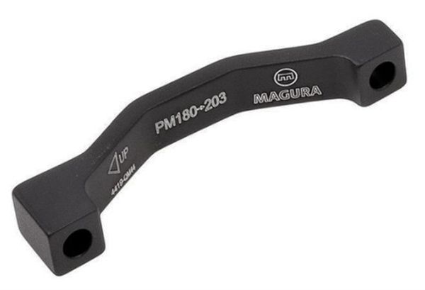DISC-ADAPTER, +23mm, 180/203mm, PM/PM / silber / 203mm