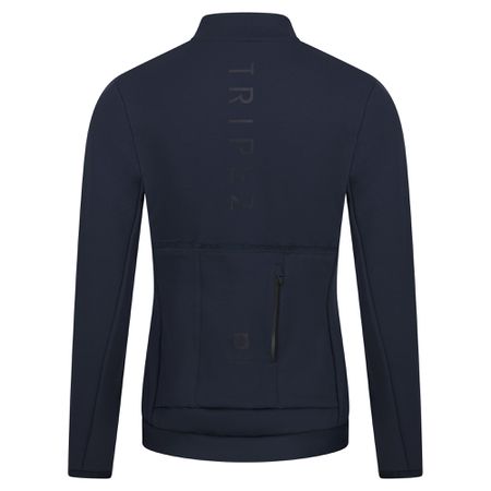 VELOZIP SUB Damen-Langarm-Merino-Trikot / blue nights / L