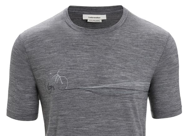 TECH LITE II CADENCE PATHS Herren-Kurzarmshirt / gritstone hthr / XXL
