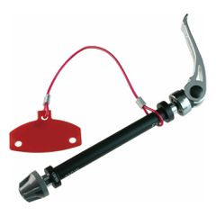 TRANSAXLE Transportachse mit Schnellspanner / silber schwarz / HINTEN