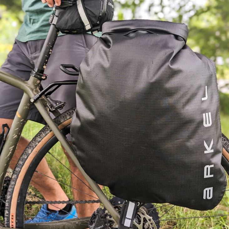 DRY-LITES Hinterradtaschen (Duo) / black / 28 L