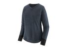 DIRT CRAFT Damen-Langarmshirt / smolder blue / XS