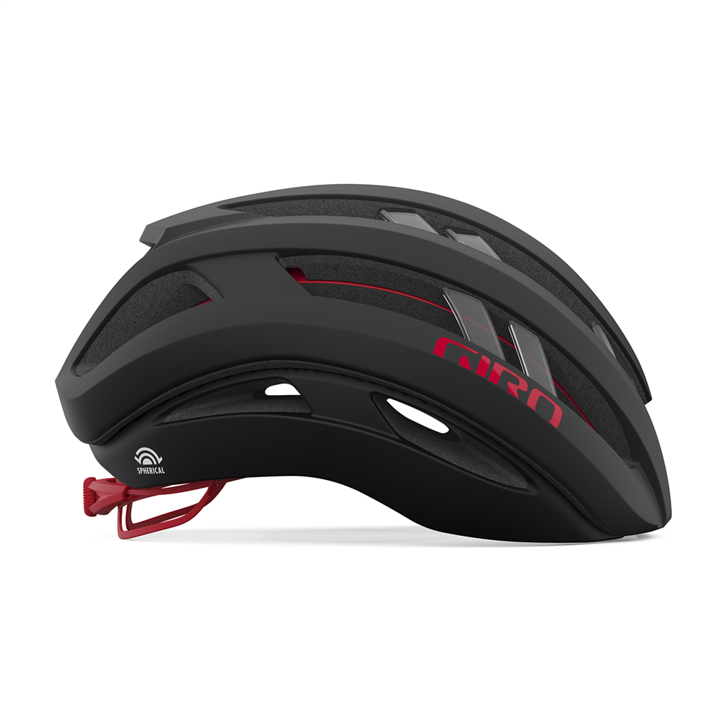 ARIES SPHERICAL MIPS Velohelm / matte carbon/red / S 51-55