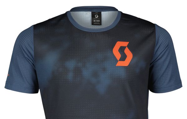 JR TRAIL VERTIC 20 Kinder-Bikeshirt / dark blue/metal blue / 152