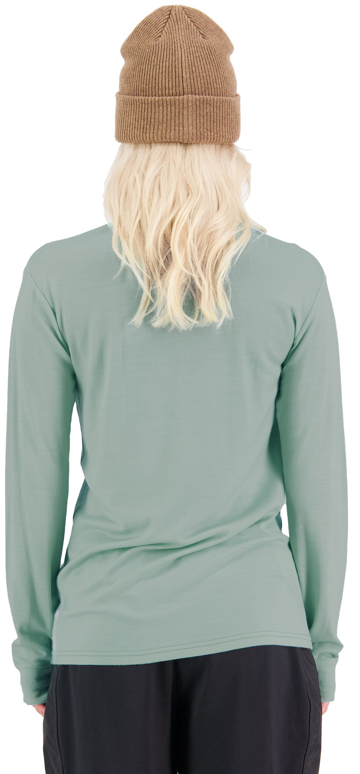 YOTEI BF Damen-Merino-Langarmshirt / glacier/dew / XS