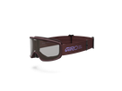 Tempo MTB Goggle / dark maroon,clear