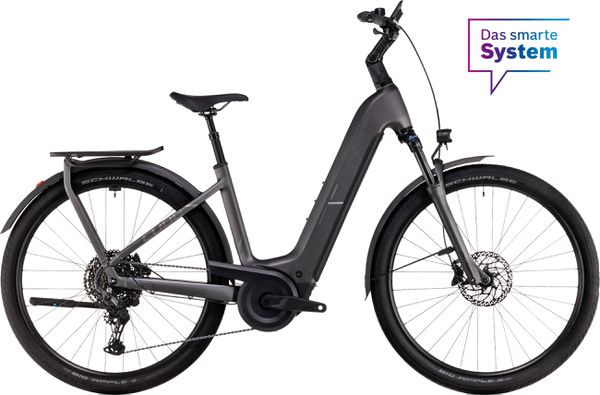 KATHMANDU HYBRID PRO 800 Tiefeinsteiger E-City und Alltagsvelo / slabgrey'n'chrome / 46 CM