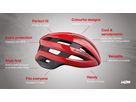 LAZER Unisex Road Sphere Mips Helm / red / L
