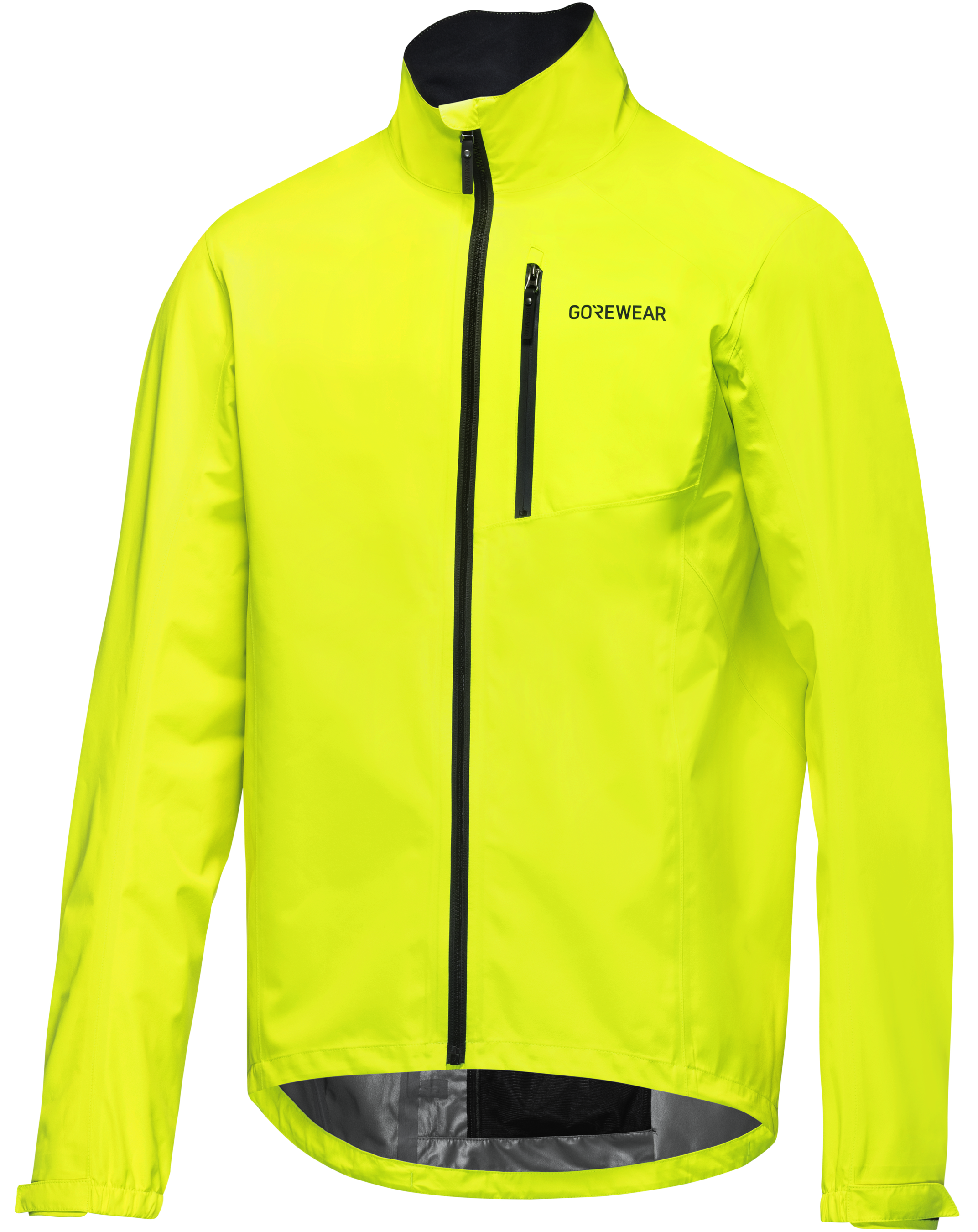 GLIDEWHEEL GTX Herren-Regenjacke / neon yellow / XL