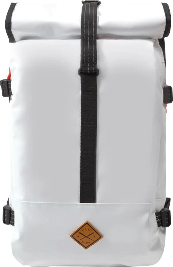 Rolltop Backpack / weiss / 30 x 22 x 50 cm, 22 l