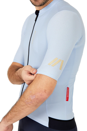 AERO LIGHT Herren-Kurzarmtrikot / ice blue / L