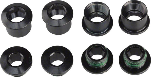 Chainring Bolt KIT 4X1 M8.5X7/M8.5X5 ALU QTY 4 / black