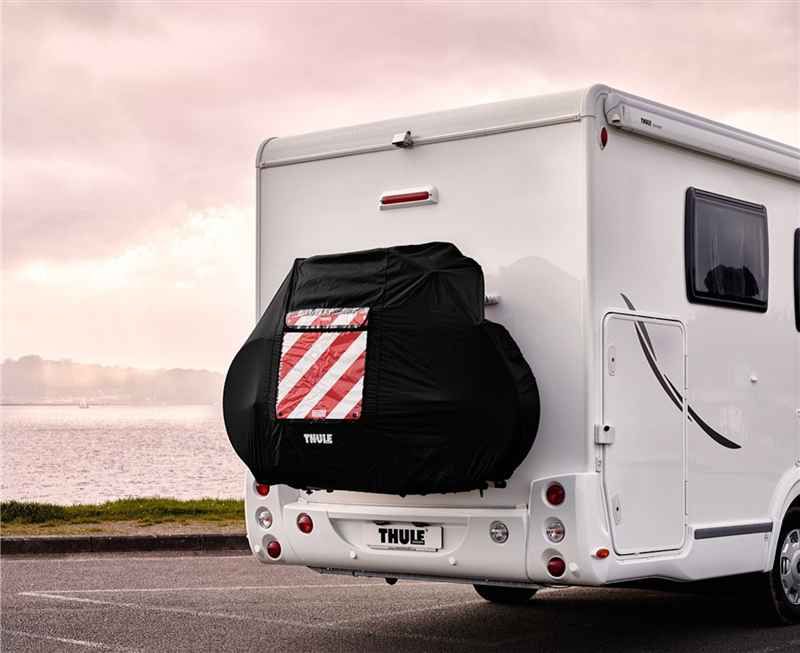BIKE COVER Veloschutzhülle für Wohnmobile für 2-3 Velos / schwarz