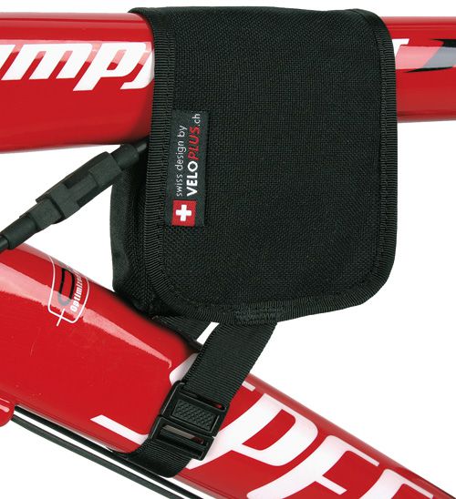 POWERPACK Klein-Rahmentasche / schwarz
