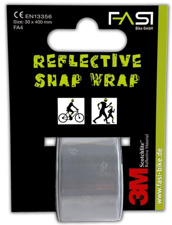 Snap Wrap Reflektorband / weiss