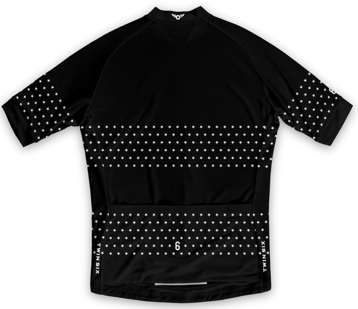 THE PRIVATEER Herren-Kurzarmtrikot / black / M