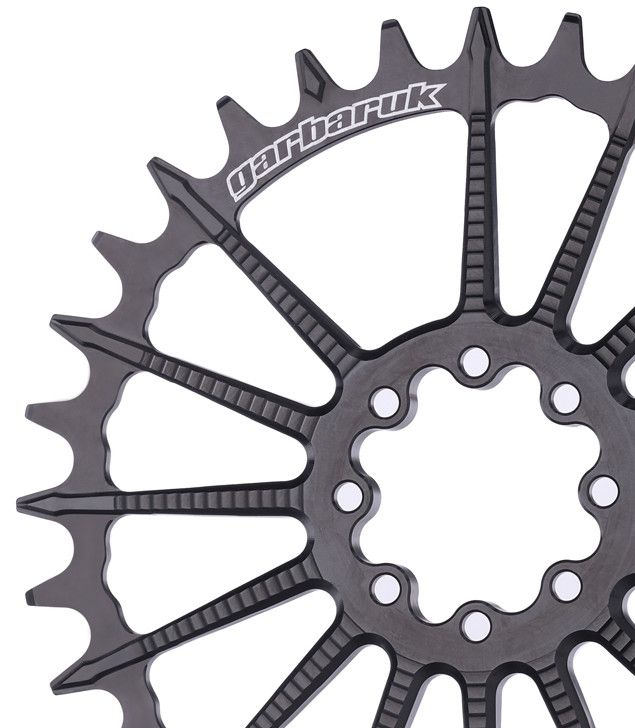 DM ROAD CUSTOM Kettenblatt Sram 8-Bolt, Versatz 6mm / black / 34 Zähne