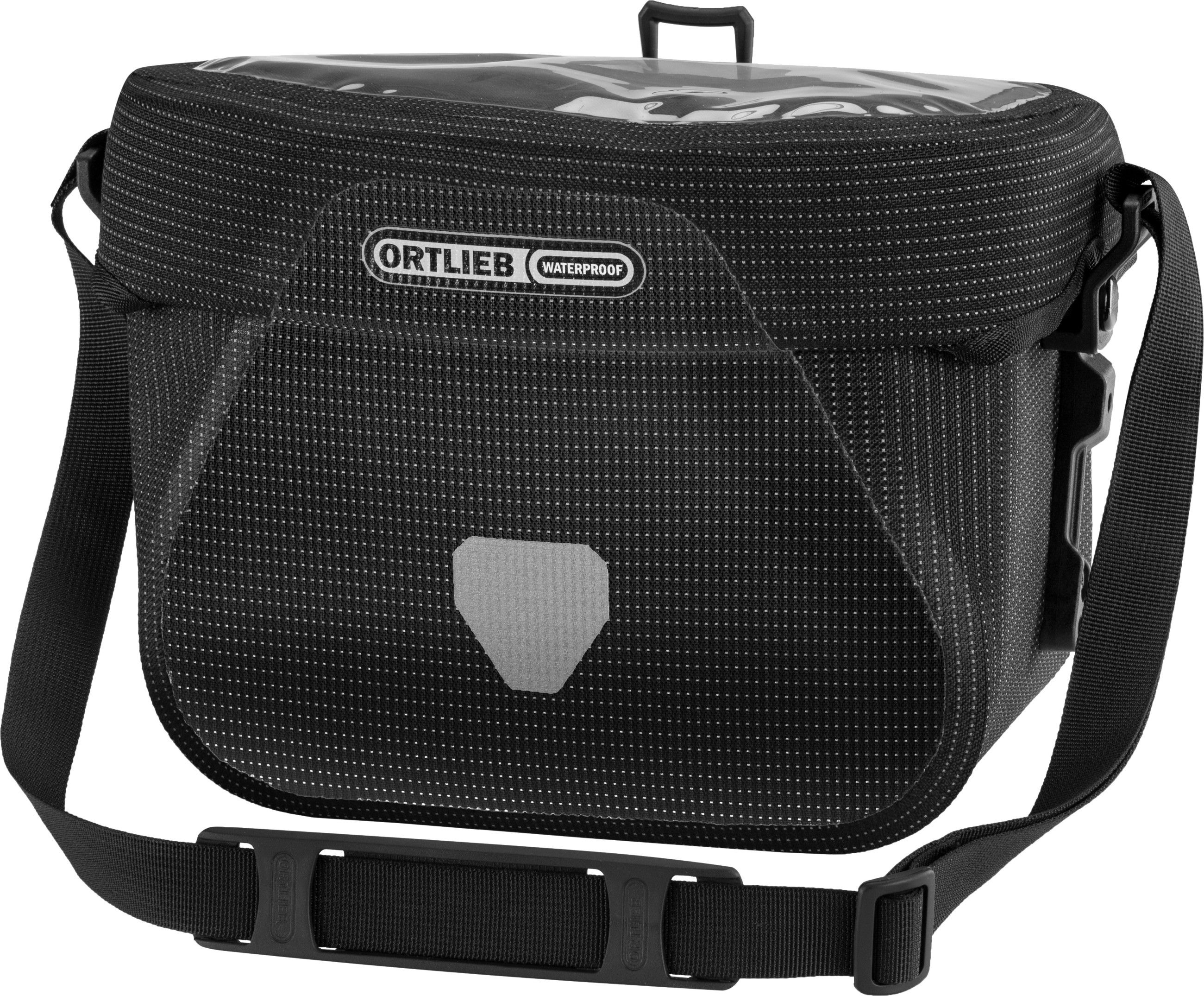 ULTIMATE HIGH VISIBILTY Lenkertasche / black reflective / 6.5L