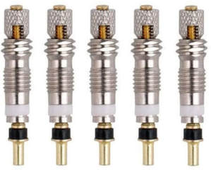 PRESTA VALVE CORE Ventileinsatz / silber / 5 Stk.