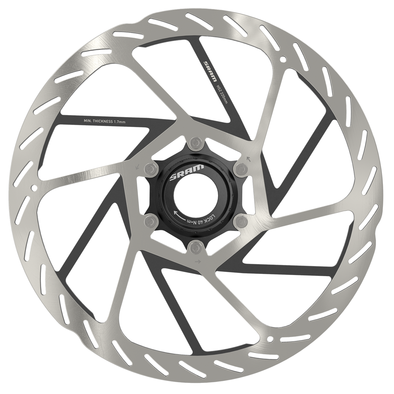 Rotor HS2 Rounded CenterLock 220mm / 220mm