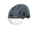 EVOKE MIPS Helm mit Scheibe / matte portaro grey / L 59-63